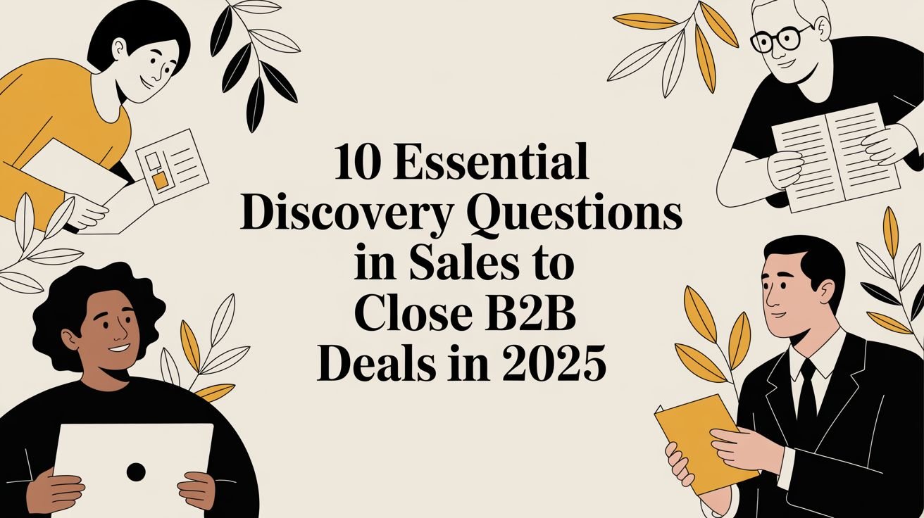 10 Essential Discovery Questions in Sales to Close B2B Deals in 2025