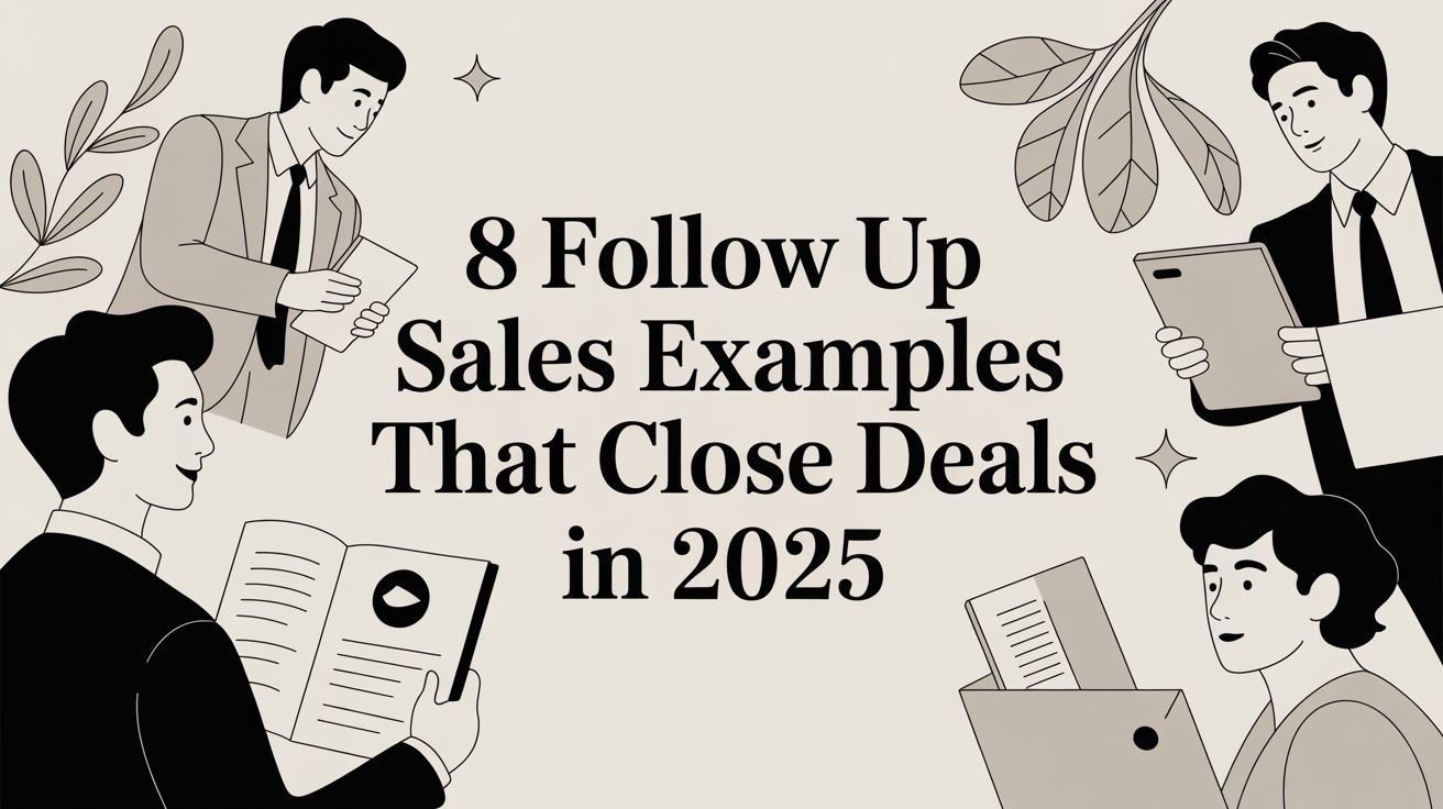 8 Follow Up Sales Email Examples That Close Deals in 2025