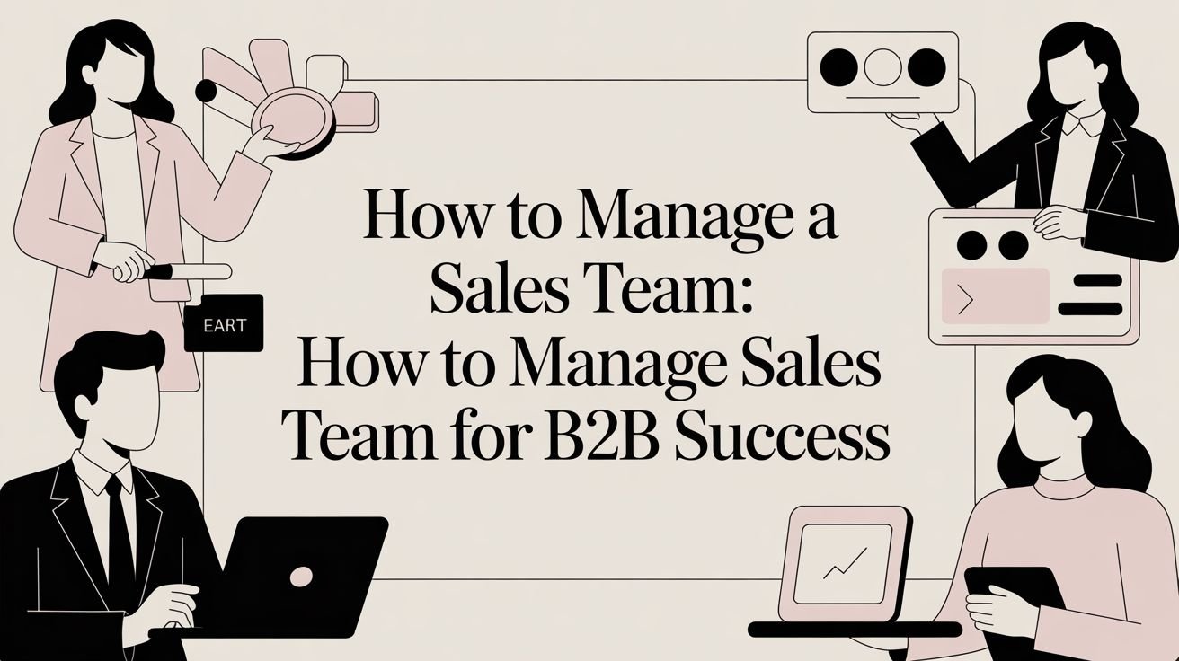 How to Manage a Sales Team: how to manage sales team for B2B success